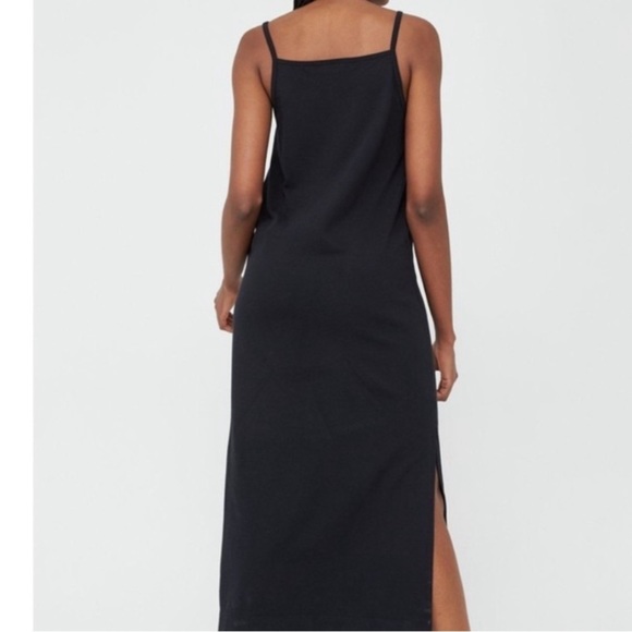 NIKE size XS-SM black scoop neck dress sleeveless ,side slits NWT - Picture 2 of 8